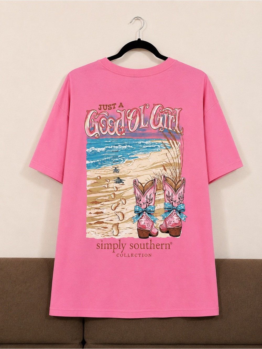 NWT Simply Southern “ Good Ol Girl” Short Sleeve Tee Size XXL - Picture 2 of 2